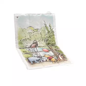 KEEEPER Travel Mat Antek Winnie the Pooh, sulankstomas, baltas, 70 x 50 x 5 cm