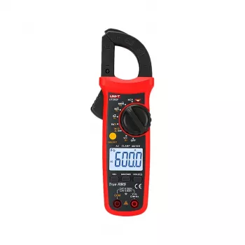 UNI-T UT202F True RMS skaitmeninis srovės matuoklis (clamp meter) 400A AC/DC įtampa 600V, 4000 counts, 28mm žnyplės, NCV, temperatūra, talpa, dažnis, apšvietimas