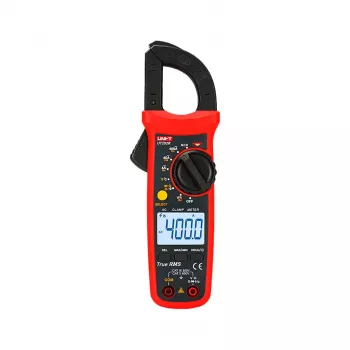 UNI-T UT202R True RMS skaitmeninis srovės matuoklis (clamp meter) 400A AC/DC įtampa, varža, talpa, dažnis, temperatūra, NCV