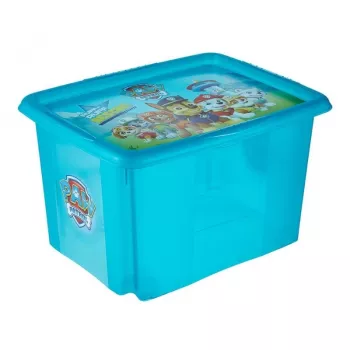 KEEEPER dėžė su dangčiu 30L Karolina Paw Patrol 45x35x27cm šviesiai mėlyna