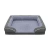 REBEL ANIMALS Premium gyvūnų sofa-lova šunims ir katėms, 89x63x18 cm, antracito spalvos
