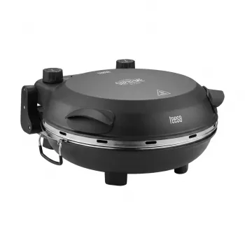 TEESA SUPREME FUN picos krosnelė 1200W, 400°C, dvigubi kaitinimo elementai, juoda