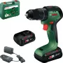 Bosch PSB18V-60 18V bešepetėlis akumuliatorinis smūginis grąžtas su 2x2.5Ah baterijomis ir įkrovikliu dėkle