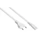 Kabelmeister Euro maitinimo laidas Europlug Type C į C7/Euro 8 lizdą, baltas, 0,75mm², 0,75m