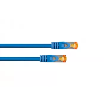 Kabelmeister Cat.7 S/FTP tinklo kabelis, RJ45, TPE be halogenų, mėlynas, 0,5 m