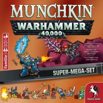 Pegasus Munchkin Warhammer 40K Super Mega Set kortų žaidimas