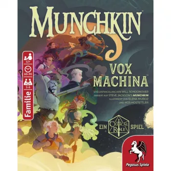 PEGASUS Munchkin Vox Machina – Critical Role kortų žaidimas