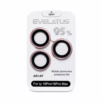 Evelatus Apple iPhone 18 Pro / 18 Pro Max Camera Lens Protector Armor Burgundy