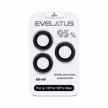 Evelatus Apple iPhone 18 Pro / 18 Pro Max fotoaparato objektyvo apsauga Armor Black