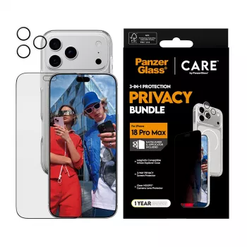 PanzerGlass Privacy Flagship 3-in-1 rinkinys iPhone 18 Pro Max