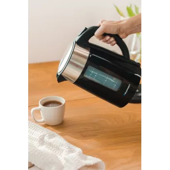 Blaupunkt EKP412 elektrinis virdulys 1,7L 2200W nerūdijančio plieno sidabrinis/juodas