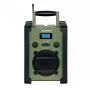 Blaupunkt PP35BT išgyvenimo nešiojamasis radijas su Bluetooth, saulės baterija, rankiniu generatoriumi, power bank funkcija ir žibintuvėliu