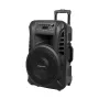 KRUGER & MATZ KM1712 40W aktyvi garso kolonėlė su 2 UHF belaidžiais mikrofonais, Bluetooth, USB, SD, FM radijas