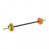 REBEL ACTIVE 20 kg ketaus štangos rinkinys su 140 cm strypu