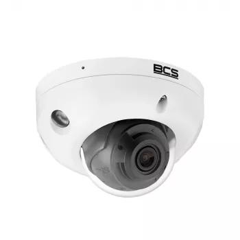 BCS 8MP lauko kupolinė IP kamera su AI analitika, 2.8mm fiksuotu objektyvu, 30m IR, IP67, IK10, PoE BCS-P-DMIP28FSR3L3-Ai2