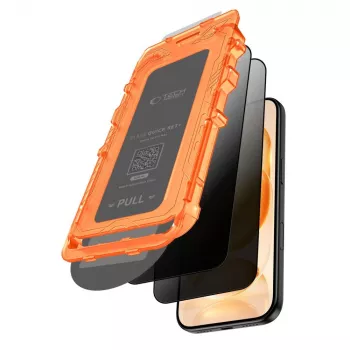 TECH-PROTECT Quick Set Spy+ Privacy grūdintas stiklas ekrano apsaugai 2 vnt. iPhone 18 Pro Max