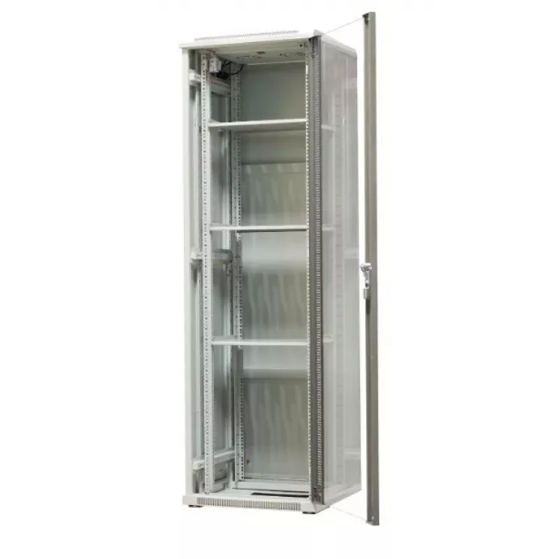 EMITER EM/SH05D-6642 EmiterNet Top 42U laisvai stovinti serverių spinta 600x600x1980mm juoda