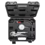 NEO TOOLS TOP-11-130 stabdžių disko radialinio mušimo matuoklio rinkinys su 0,01 mm ciferblato indikatoriumi, 60 kg magnetiniu pagrindu, lanksčia svirtimi