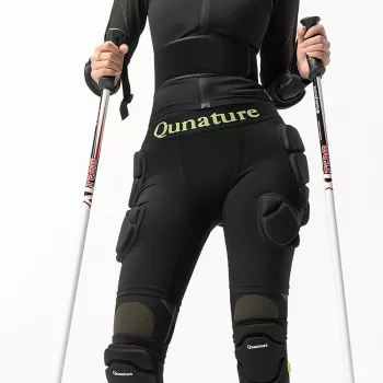 Qunature Ski Advanced XL klubų apsaugos - juodos