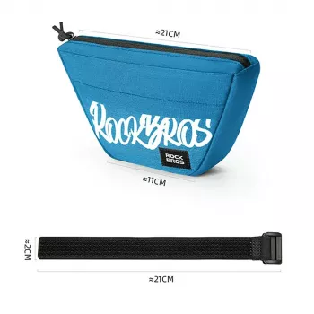 Rockbros G011 Flash Journey trapecinė vairo kuprinė 0,7 l mėlyna