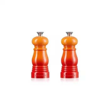Le Creuset druskos ir pipirų malūnėlių rinkinys 11 cm, Volcanic Orange