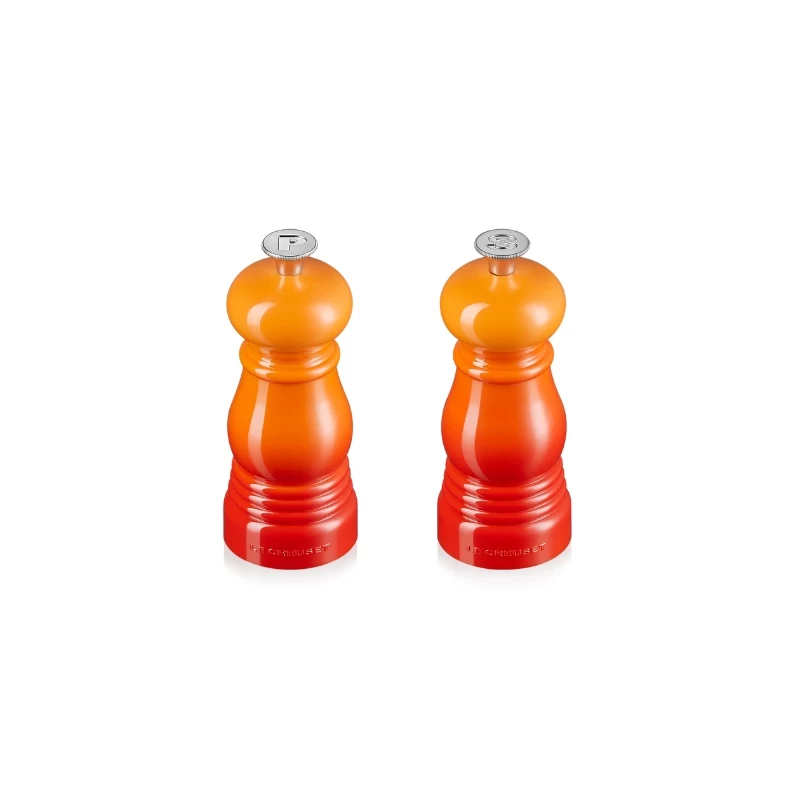 Le Creuset druskos ir pipirų malūnėlių rinkinys 11 cm, Volcanic Orange