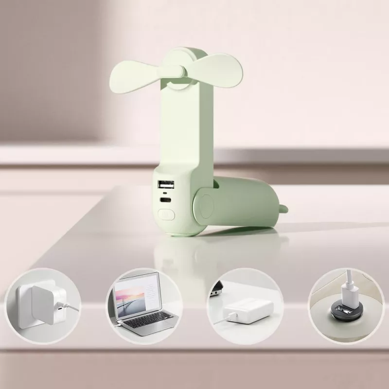 Jisulife Handventilator 8 - Žalias
