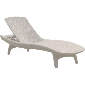 KETER Pacific gulimas krėslas, baltas, 29195066450