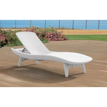 KETER Pacific gulimas krėslas, baltas, 29195066450