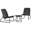 KETER Rio Patio Set pilkos spalvos sodo baldų komplektas