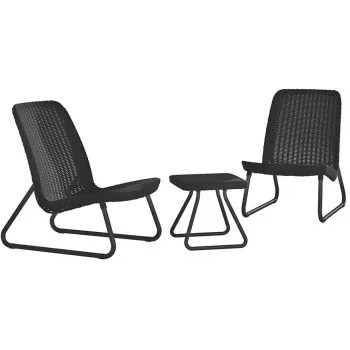 KETER Rio Patio Set pilkos spalvos sodo baldų komplektas