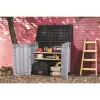 KETER GARDEN AND BALCONY BOX MIDI GREY-BLACK 132x71.5x113.5cm