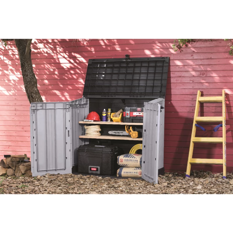 KETER GARDEN AND BALCONY BOX MIDI GREY-BLACK 132x71.5x113.5cm