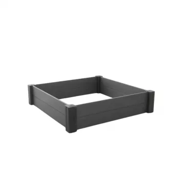 KETER Vista Modular modulinės kvadratinės lysvės apvadas 122x122x27 cm, pilkas