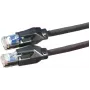 Dätwyler 21.05.0005 Cat 6 S/FTP tinklo kabelis, RJ-45 male to RJ-45 male, 0,5 m, juodas, LSZH, 10 Gbps