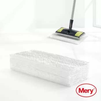 MERY mikropluošto dulkių surinkimo šluostės, 20 vnt., grindų šluotai Dust Mop, 29,5x21,5 cm