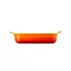 LE CREUSET Heritage stačiakampė kepimo forma, 32x24cm / 4L, oranžinė