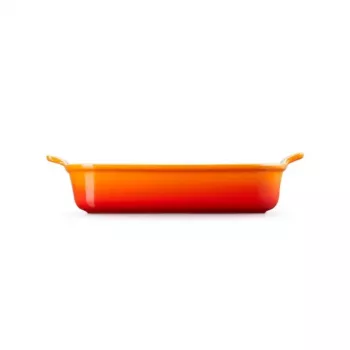 LE CREUSET Heritage stačiakampė kepimo forma, 32x24cm / 4L, oranžinė