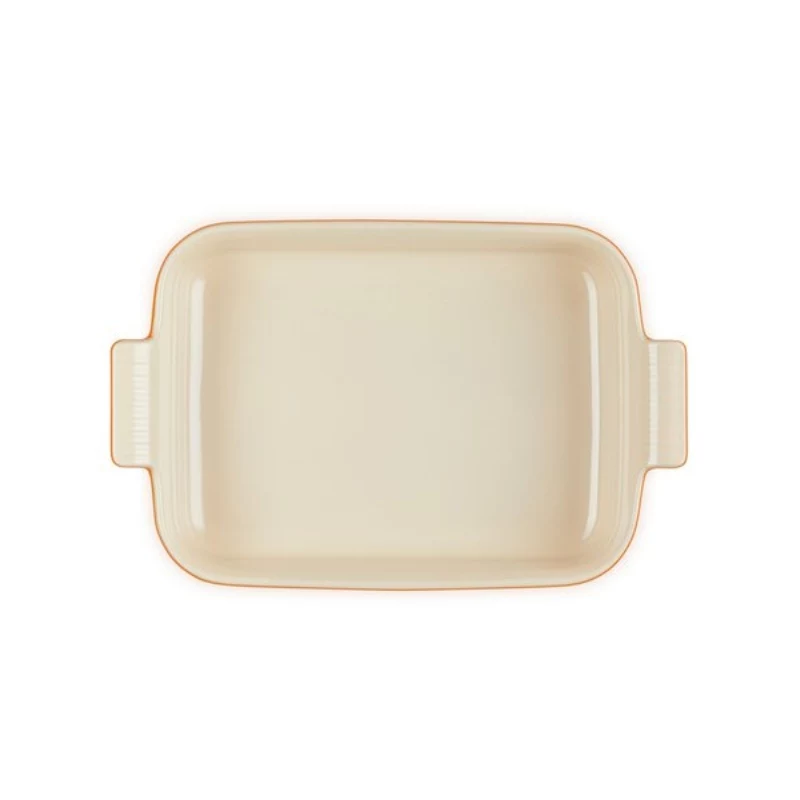 LE CREUSET Heritage stačiakampė kepimo forma, 32x24cm / 4L, oranžinė