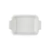 Le Creuset Rectangular Heritage Stoneware 19x14cm / 1,1L white
