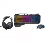 YENKEE YGS 01 INFERNO žaidimų rinkinys 3-in-1 - klaviatūra, pelė, ausinės | Rainbow LED apšvietimas