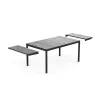 KETER sodo stalas ištraukiamas Deco Porto Nova Extendable 160-240 pilkas/juodas