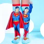 MADMIA vaikiškos kojinės iki kelių su 3D Superman pelerina iš DC Comics / MS001