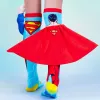 MADMIA vaikiškos kojinės iki kelių su 3D Superman pelerina iš DC Comics / MS001