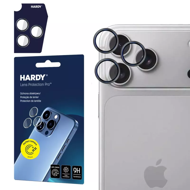 3MK PROTECTION Apple iPhone 18 Pro / 18 Pro Max HARDY Lens Protection Pro Black