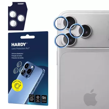 3MK PROTECTION Apple iPhone 18 Pro / 18 Pro Max HARDY Lens Protection Pro šviesiai mėlynos spalvos objektyvo apsauga