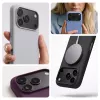 Crong Color Cover Magnetic - Etui MagSafe iPhone 18 Pro / 17 Pro (śliwkowy)