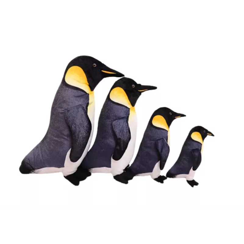 LEAN TOYS pliušinis imperatoriškojo pingvino maskotas 25 cm