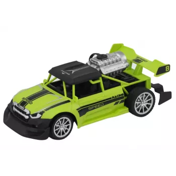 LEAN TOYS RC Sentence Car 1:20 su dūmų efektu ir žibintais, žalias
