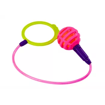 LEAN TOYS Skipper Hula Hop LED šokdynė, rožinė